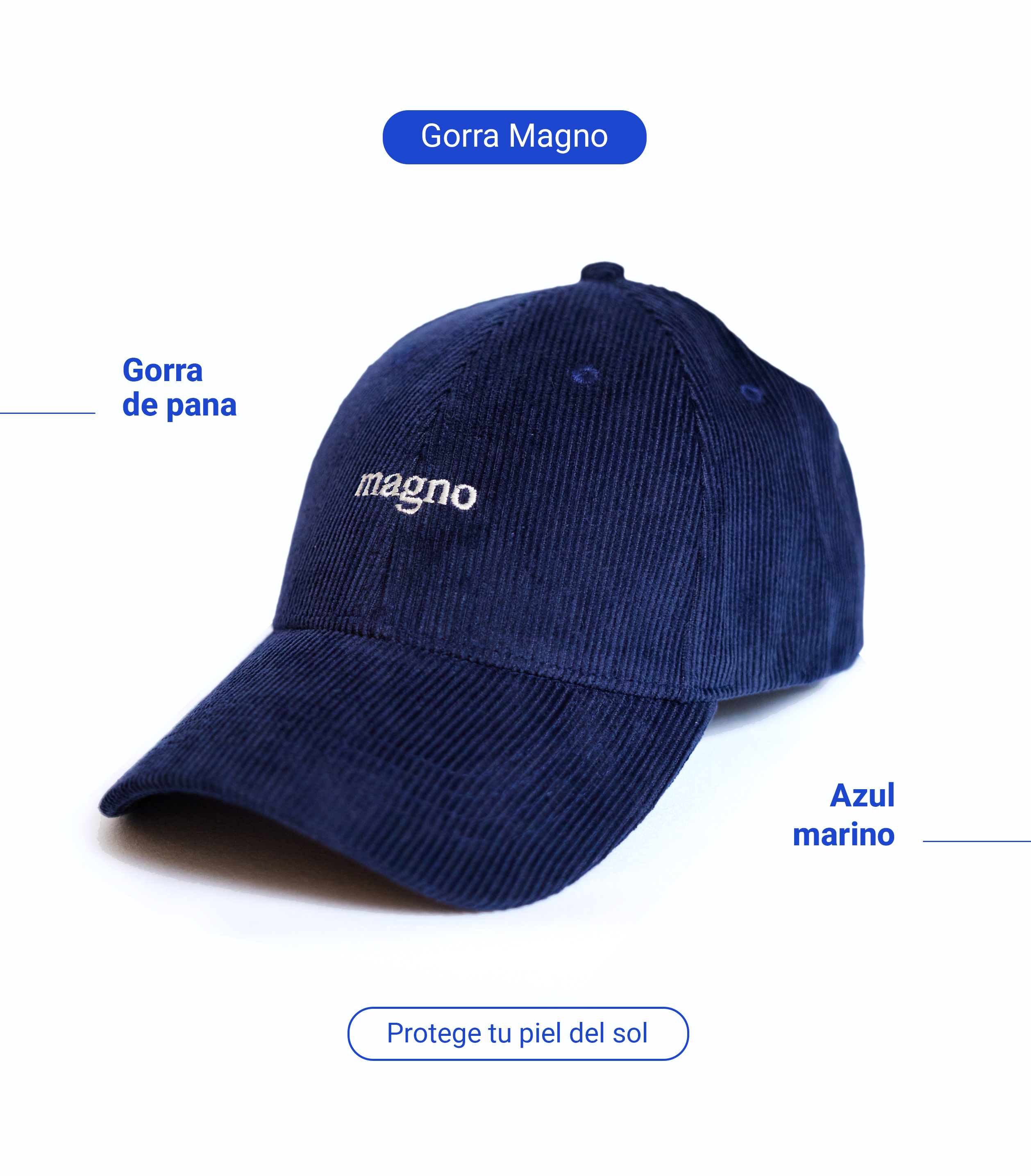 Gorra de Pana Magno